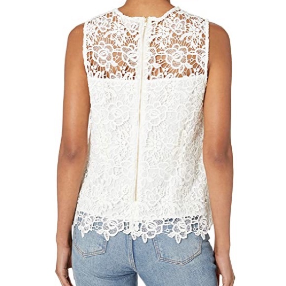 Nanette Leopore Sleeveless Lace Top - Picture 2 of 6